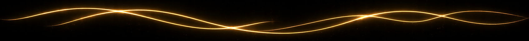 Glowing thread of Light Divider on Black BG